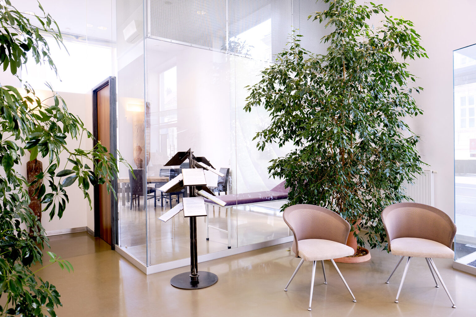 Barrier free accessible clinic in Vienna. All rooms within the clinic are on one level