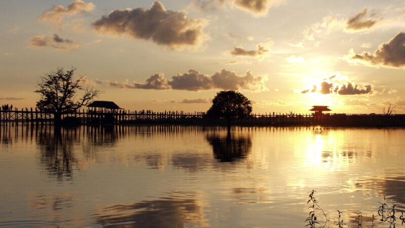 Myanmar, U-Bein Brücke Myanmar, U-Bein Brücke