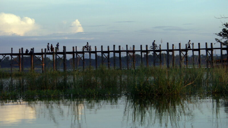 Myanmar, U-Bein Brücke Myanmar, U-Bein Brücke