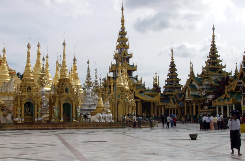 Myanmar, Yangon, Shwedagon Pagode